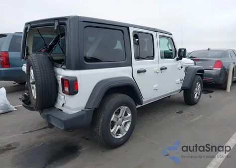 2020 Jeep Wrangler Unlimited Sport S 4X4 from USA, damaged, VIN 1C4HJXDN2LW114937